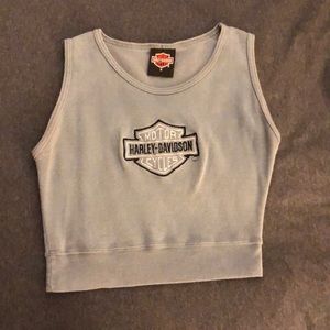 Harley-Davidson vintage crop top